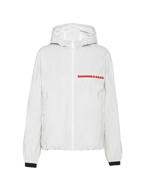 prada coat white|prada jacke damen lang.